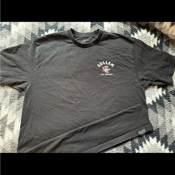 Sullen Art Collective Men's Short Sleeve Graphic Tee - Black & Red - Picture 2 of 8